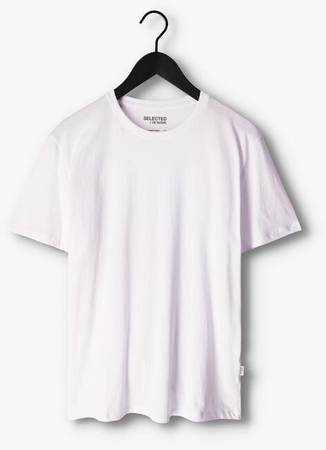Witte SELECTED HOMME T-shirt SLHASPEN SS O-NECK TEE - large