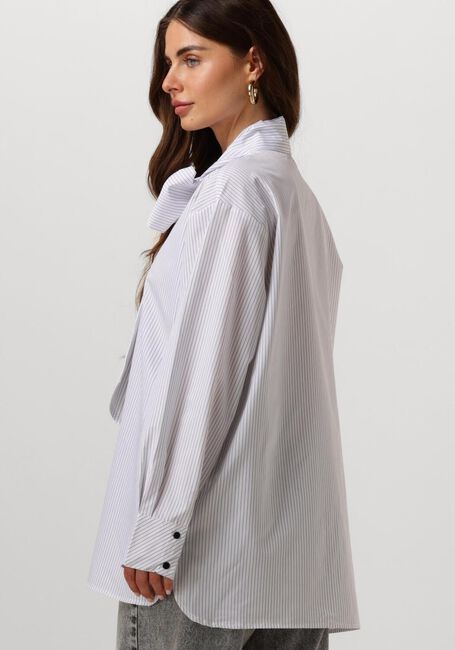 Witte Y.A.S. Blouses YASLOMA LS STRIPE SHIRT - large