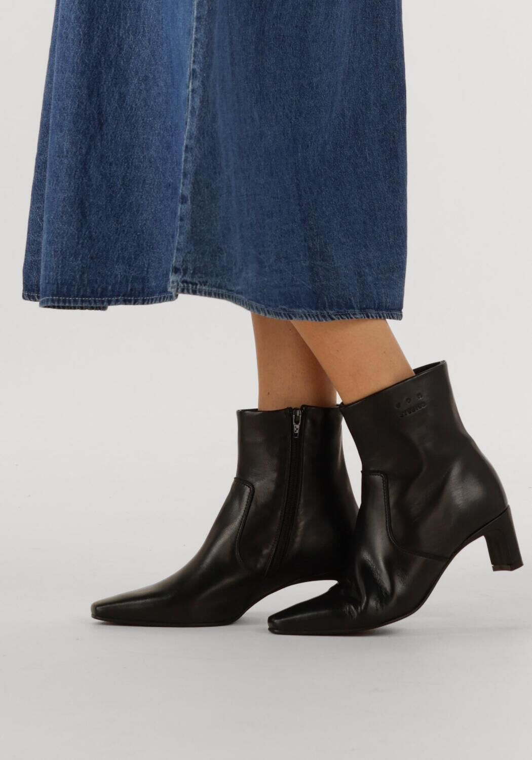 Zwarte COPENHAGEN STUDIOS Enkellaarsjes CPH296 - large