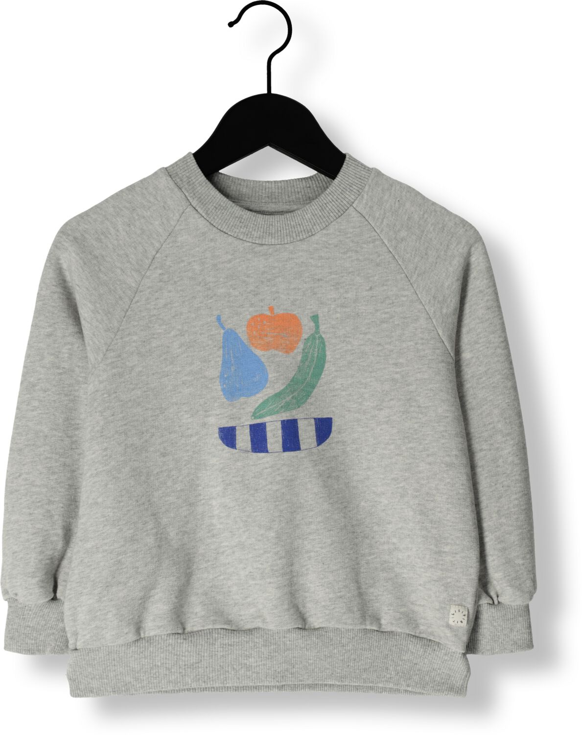 Sproet & Sprout Jongens Truien & Vesten Raglan Sweatshirt Fruit Grijs