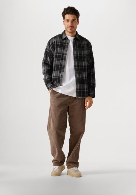 Zwarte SELECTED HOMME Casual overhemd SLHREG-OWEN FLANNEL MIX SHIRT - large