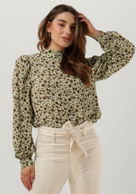 Groene MSCH COPENHAGEN Blouse ADALIA RIKKELIE TOP AOP - large