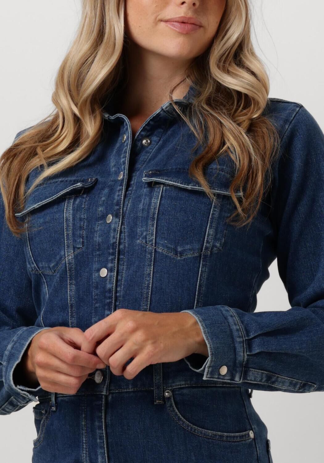 7 FOR ALL MANKIND Dames Jumpsuits Luxe Jumpsuit Lady Blauw
