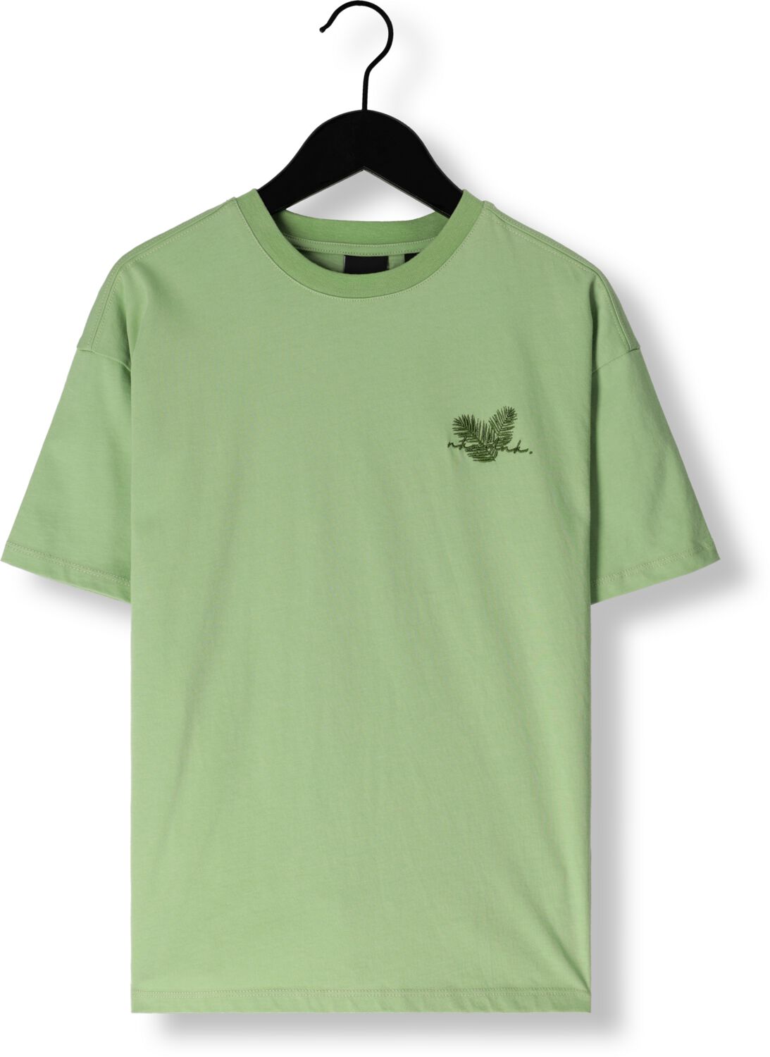 NIK & NIK Jongens Polo's & T-shirts Leaf T-shirt Olijf
