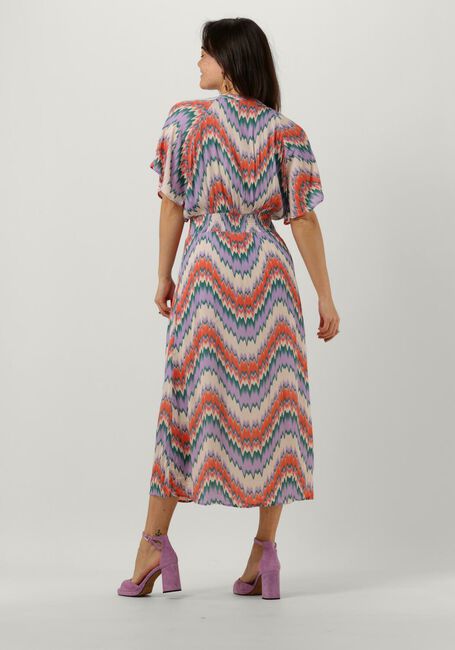 Paarse FREEBIRD Midi jurk WV-AOP-CRINKLE-VIS-23-1 - large