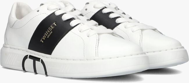Witte TWINSET MILANO Lage sneakers 241TCP010 - large