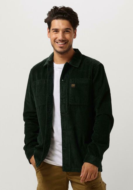 Groene PME LEGEND Overshirt LONG SLEEVE SHIRT CTN DOBBY CORDUROY - large