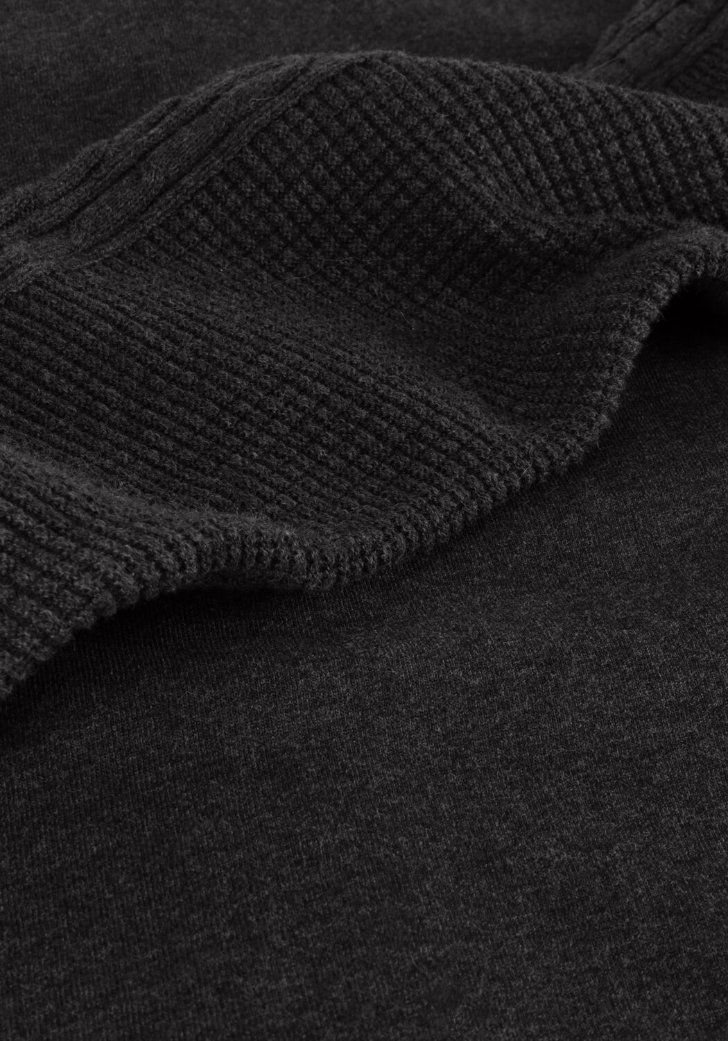 Grijze PME LEGEND Vest ZIP JACKET KNIT SWEAT COMBINATION - large