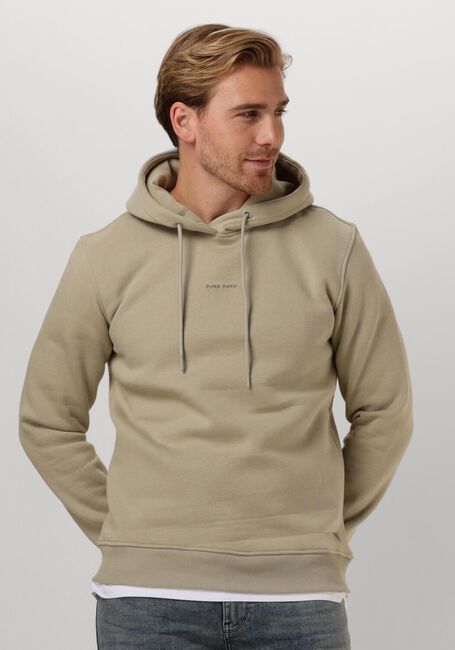 Groene PURE PATH Truien/vesten REGULAR FIT SWEATERS HOODIE301 - large