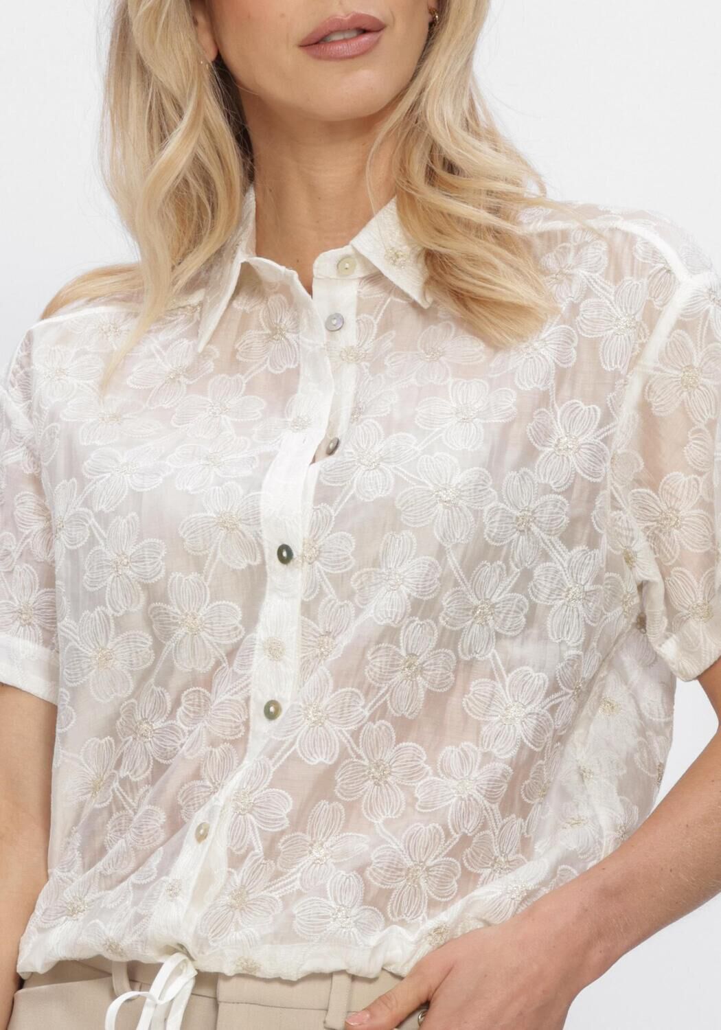 Gebroken wit NUKUS Blouses BRITT BLOUSE FLOWER - large