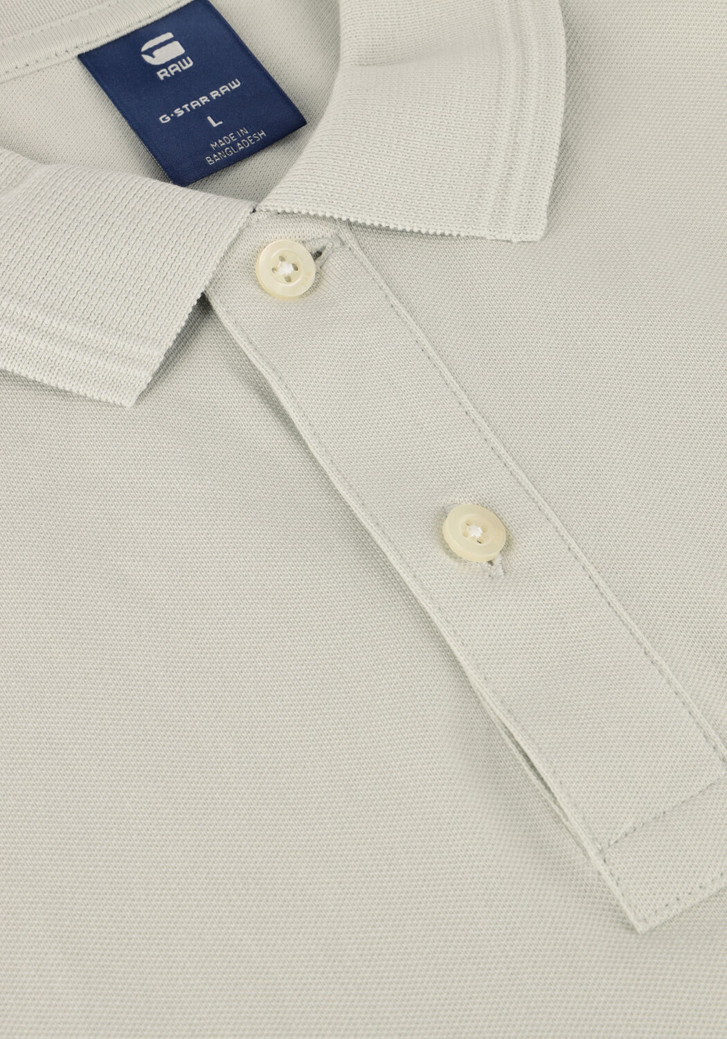 Beige G-STAR RAW Polo DUNDA SLIM POLO S\S - large