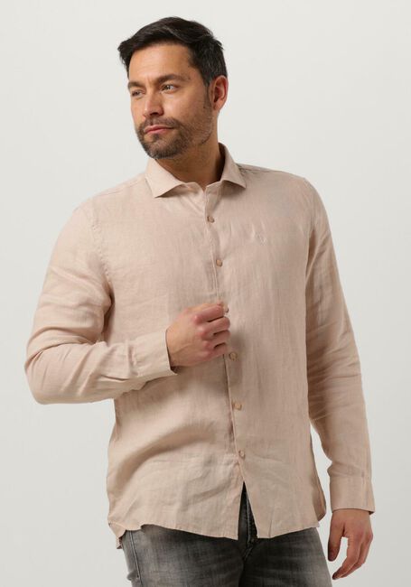 Lichtroze DSTREZZED Casual overhemd JAGGER SHIRT LINEN - large