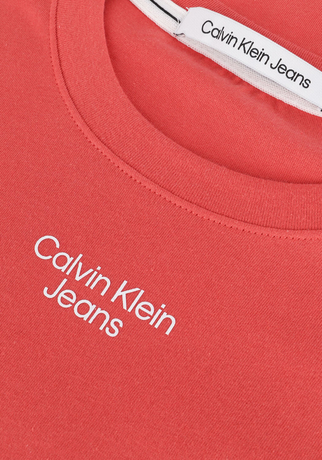 Oranje CALVIN KLEIN T-shirt STACKED 