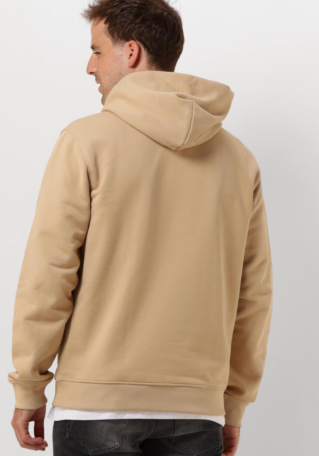 TOMMY JEANS Heren Truien & Vesten Tjm Reg Badge Hoodie Beige