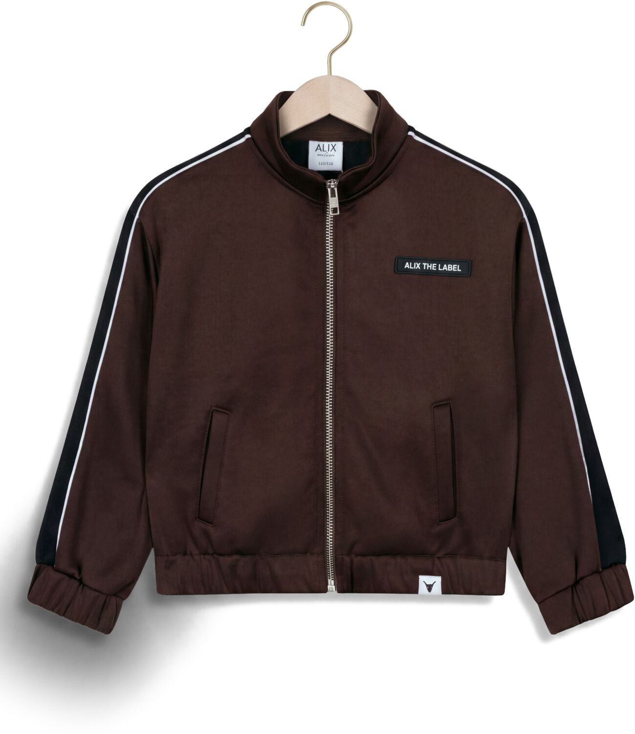 ALIX MINI Jongens Truien & Vesten Colourblock Training Jacket Bruin