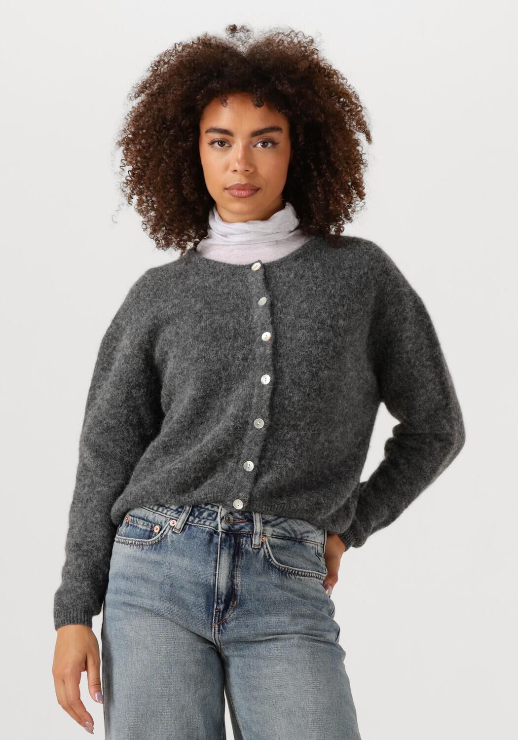 AMERICAN VINTAGE Dames Truien & Vesten Vitow Cardigan Donkergrijs
