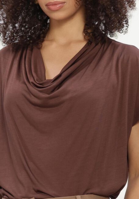 Bruine BRUUNS BAZAAR Tops & T-shirts KATKABBGINAE BLOUSE - large