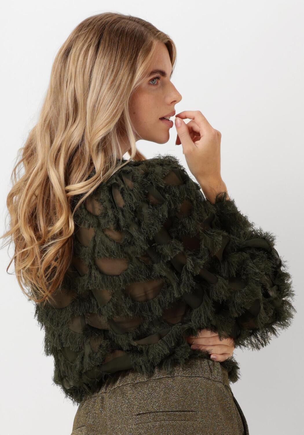 NUKUS Dames Tops & T-shirts Jade Top Olijf