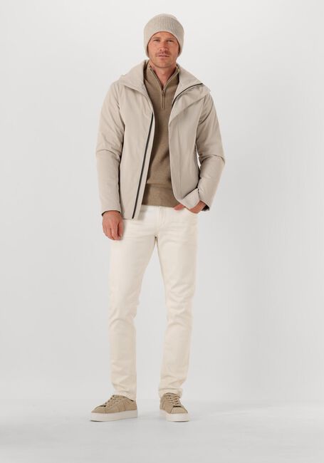 Beige PROFUOMO Trui PULLOVER HALF ZIP - large