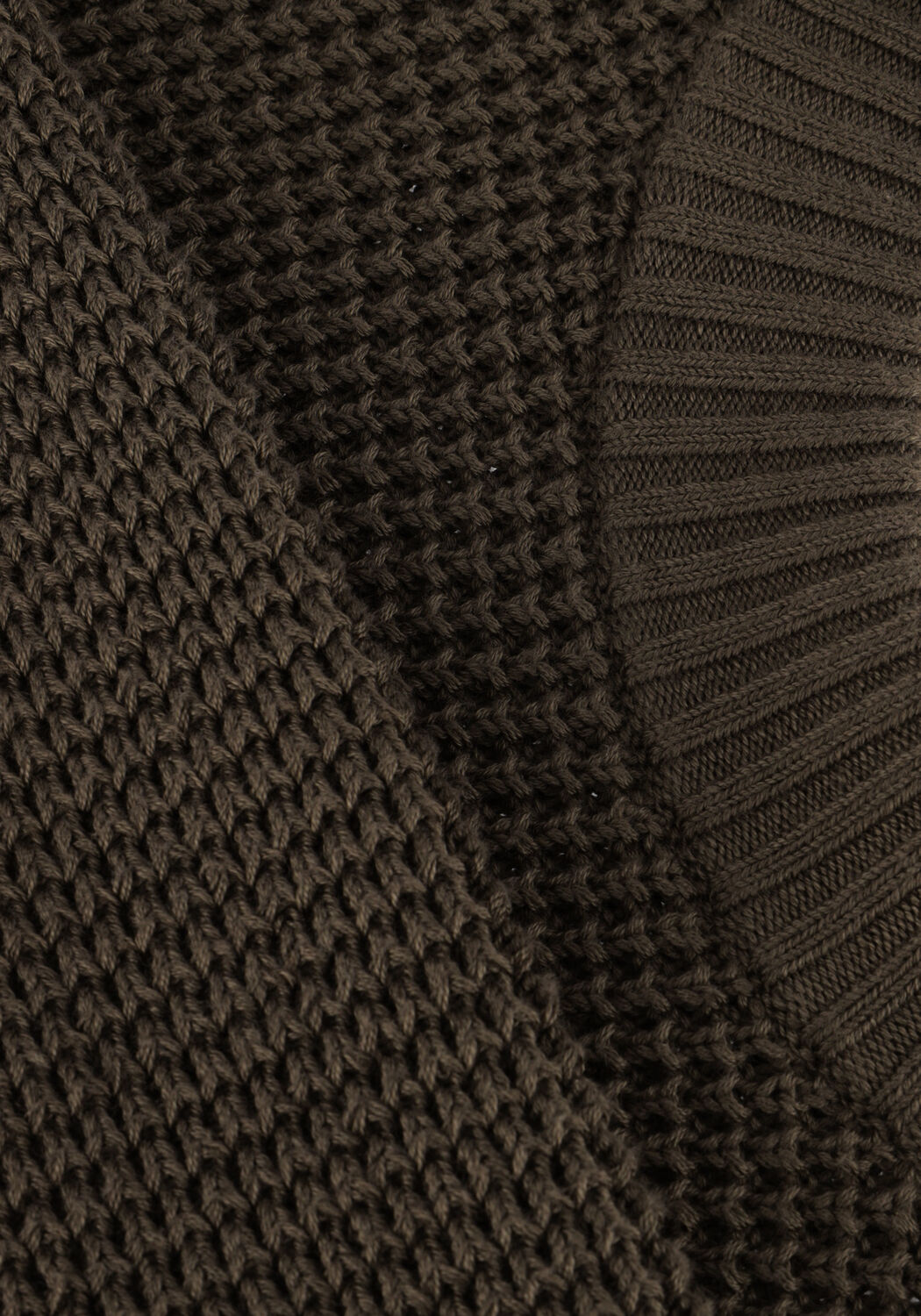 Bruine CALVIN KLEIN Trui CHUNKY TEXTURE SWEATER - large