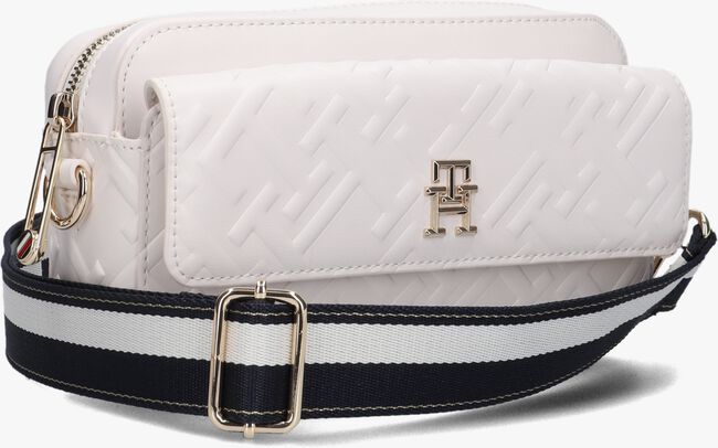 Witte TOMMY HILFIGER Schoudertas ICONIC TOMMY CAMERA BAG MONO - large