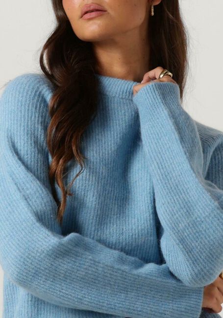 Lichtblauwe ENVII Trui ENBIBI LS KNIT 5210 - large