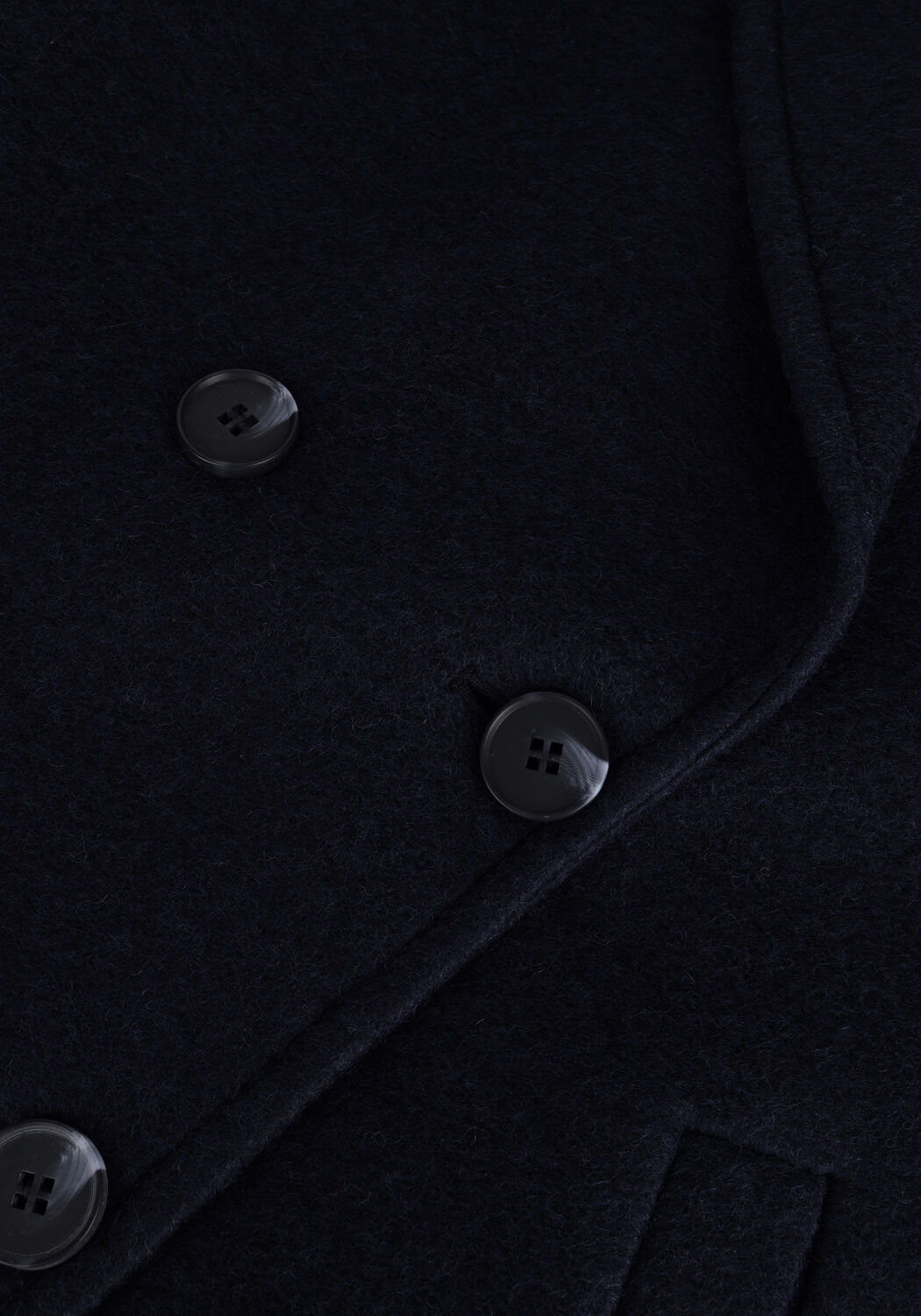 Donkerblauwe BY-BAR Mantel FLORENCE COAT - large