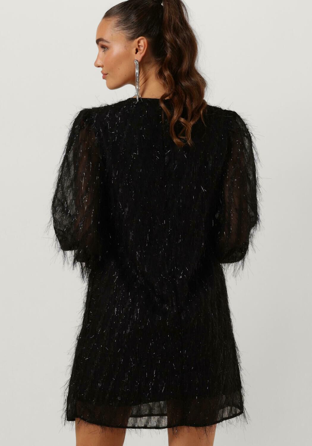 YDENCE Dames Jurken Dress Elise Zwart