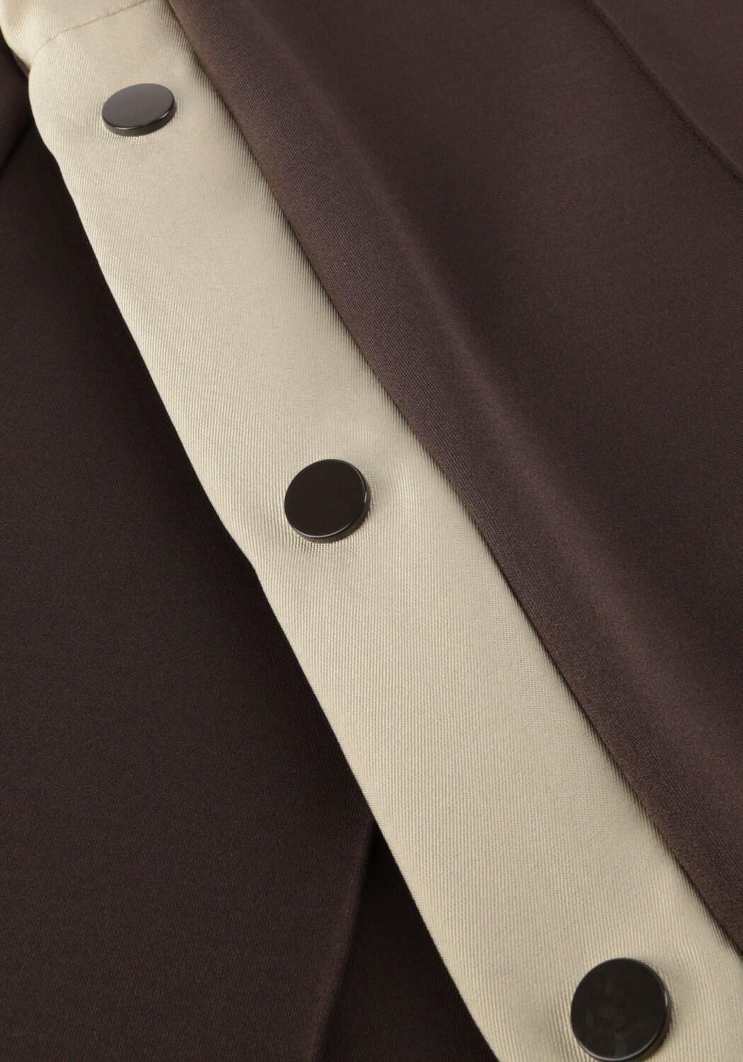 Bruine NEO NOIR Wijde broek PUGGY TRACK SUIT PANTS - large