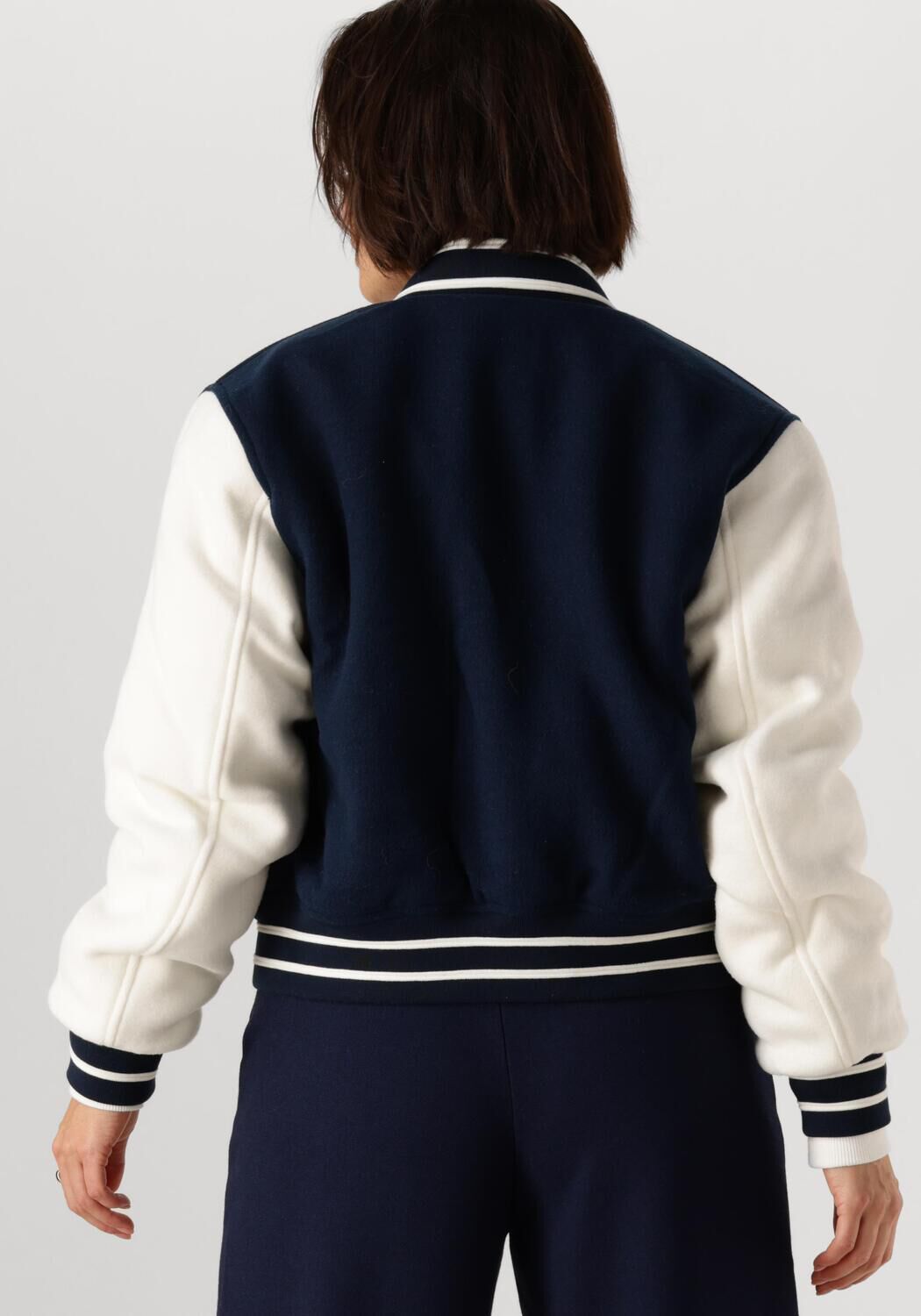TOMMY JEANS Dames Jassen Tjw Wool Varsity Jacket Ext Donkerblauw