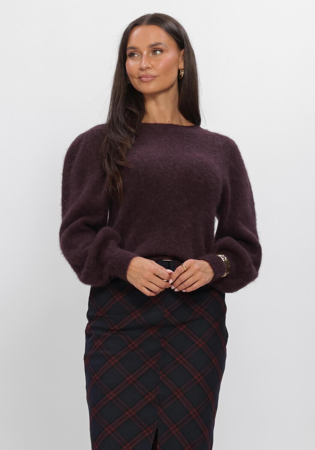 Bordeaux AAIKO Trui DENIZE WP 389 - large