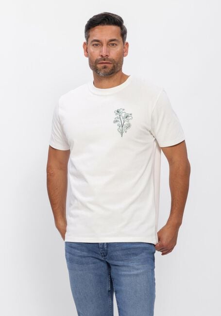 Witte PURE PATH T-shirt EMBROIDERED FLOWER T-SHIRT - large