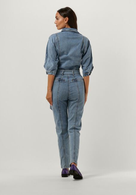 Blauwe FREEBIRD Jumpsuit DENIM-TWILL-COT-23-3- - large