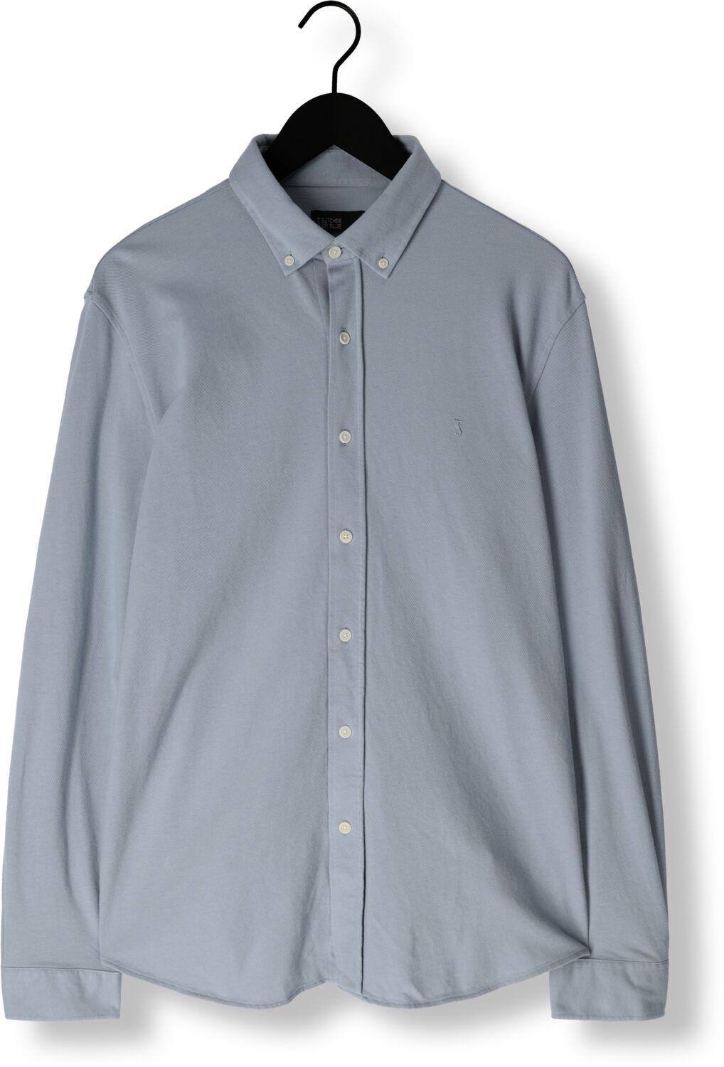 BUTCHER OF BLUE Heren Overhemden Robbins Clean Pique Shirt Lichtblauw