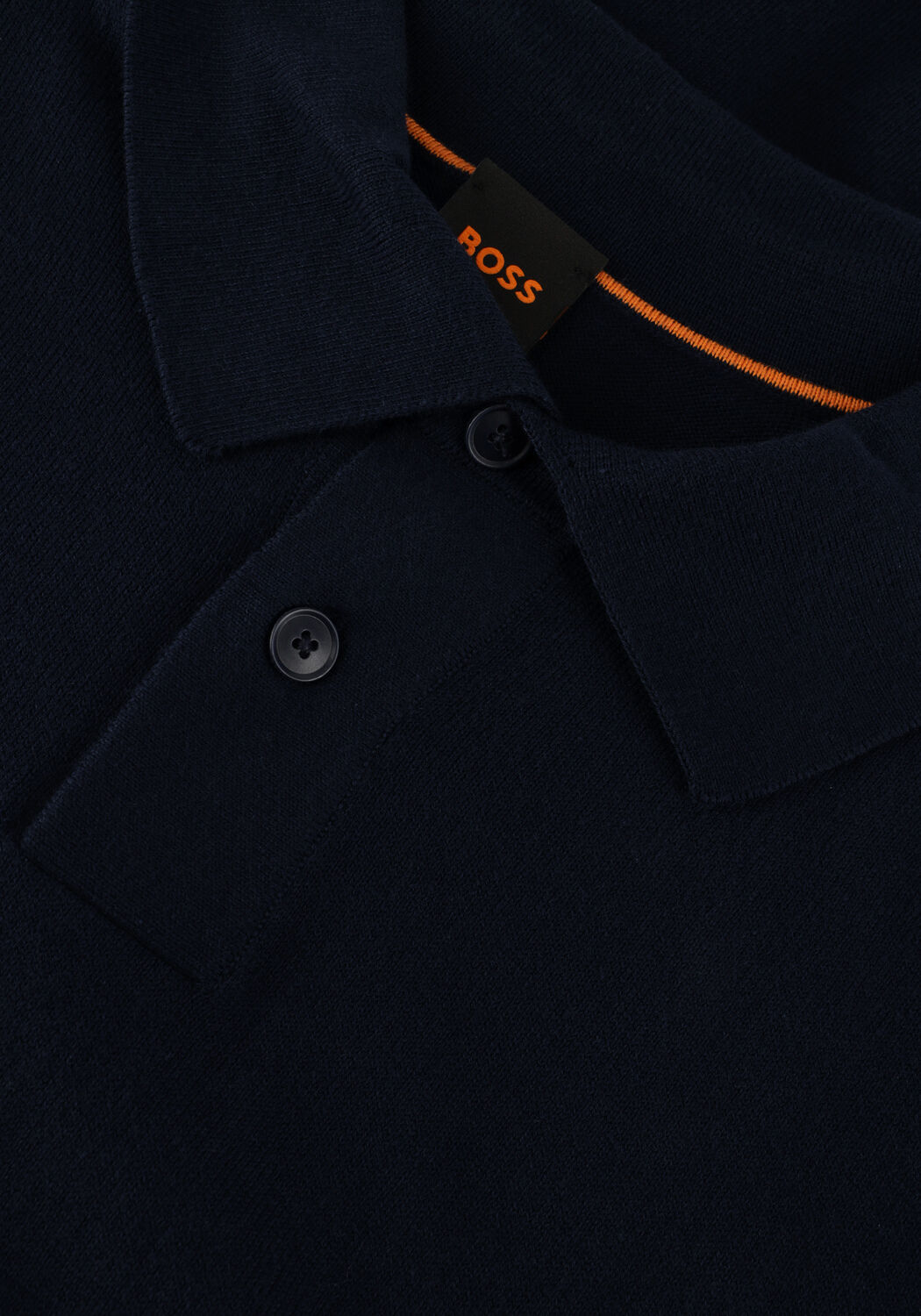 Donkerblauwe BOSS ORANGE Polo ASAC_P - large