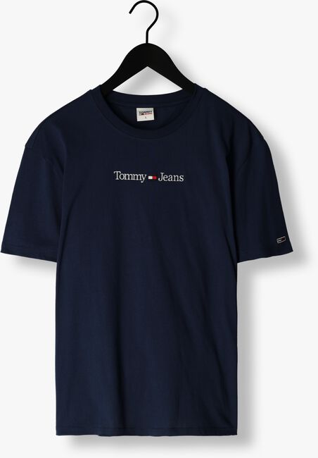 Donkerblauwe TOMMY JEANS T-shirt TJM CLASSIC LINEAR LOGO TEE - large