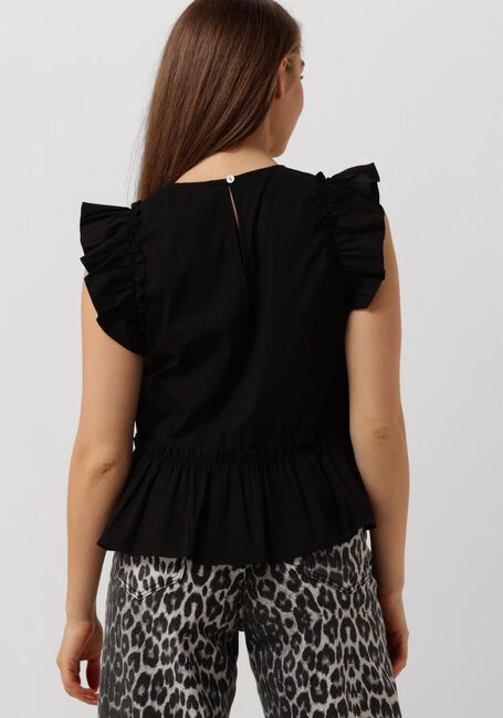 Zwarte CO'COUTURE Top ELLIE FRILL TOP - large