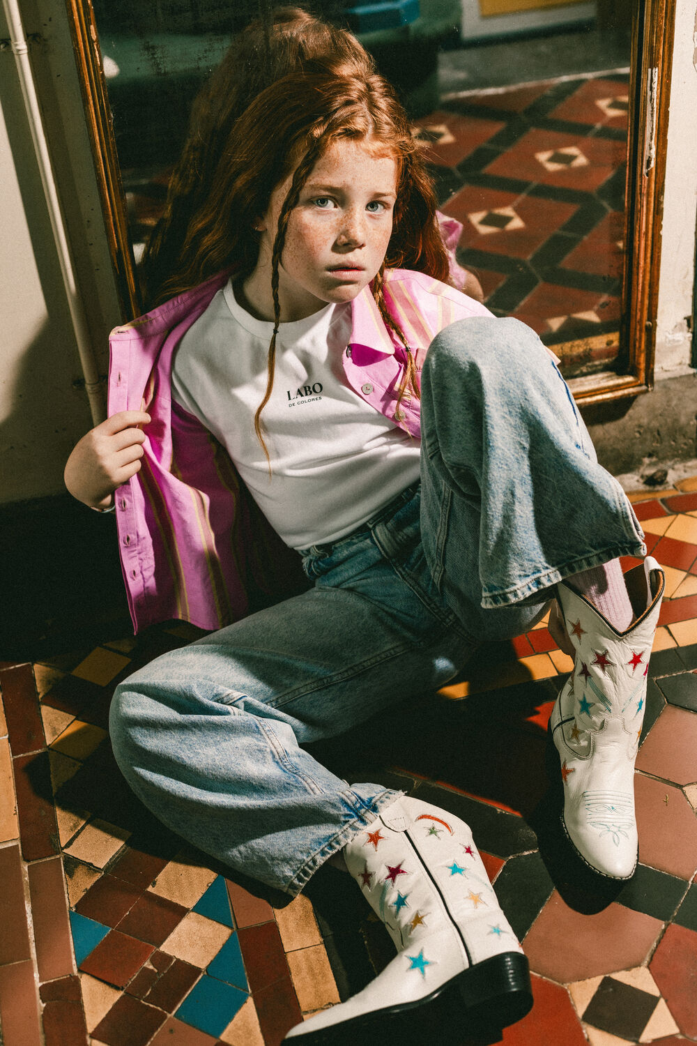 Witte Labo de Colores T-shirt BARI 1 - large