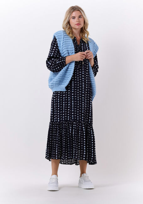 Lichtblauwe NOTRE-V Gilet KNIT GILET - large