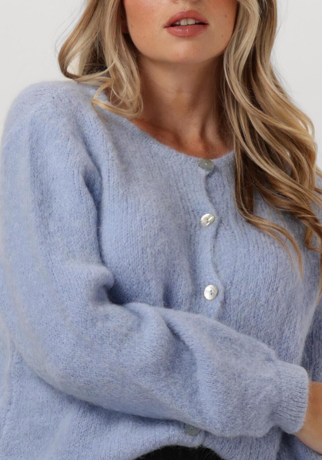AMERICAN DREAMS Dames Truien & Vesten Susan Alpaca Cardigan Blauw