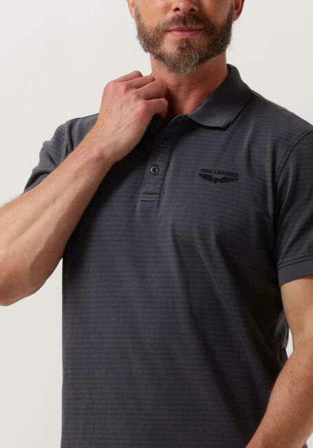 Witte PME LEGEND Polo SHORT SLEEVE POLO MELANGE STRIPED - large