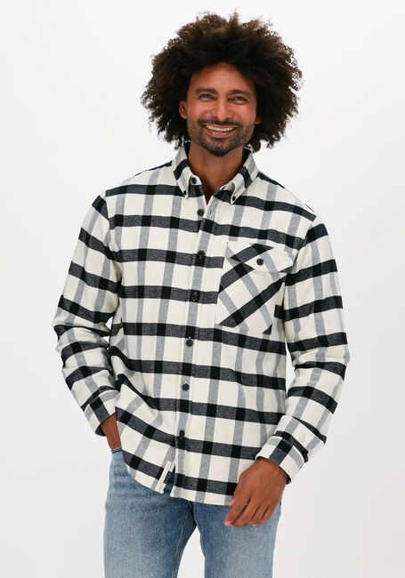 Witte SCOTCH & SODA Overshirt 163355 - CHECKED BRUSHED TWILL - large