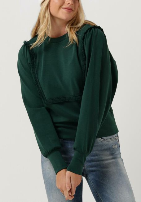 besteden Groenten Ploeg Groene SCOTCH & SODA Sweater FRINGE TAPE OVERSIZED RAGLAN SLEEVED SWEATER |  Omoda