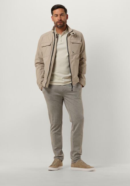 Beige VANGUARD Jack SHORT JACKET MECH COTTON RACECHASE - large