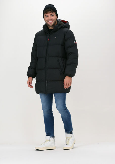 Zwarte TOMMY JEANS Gewatteerde jas TJM ESSENTIAL DOWN PARK - large