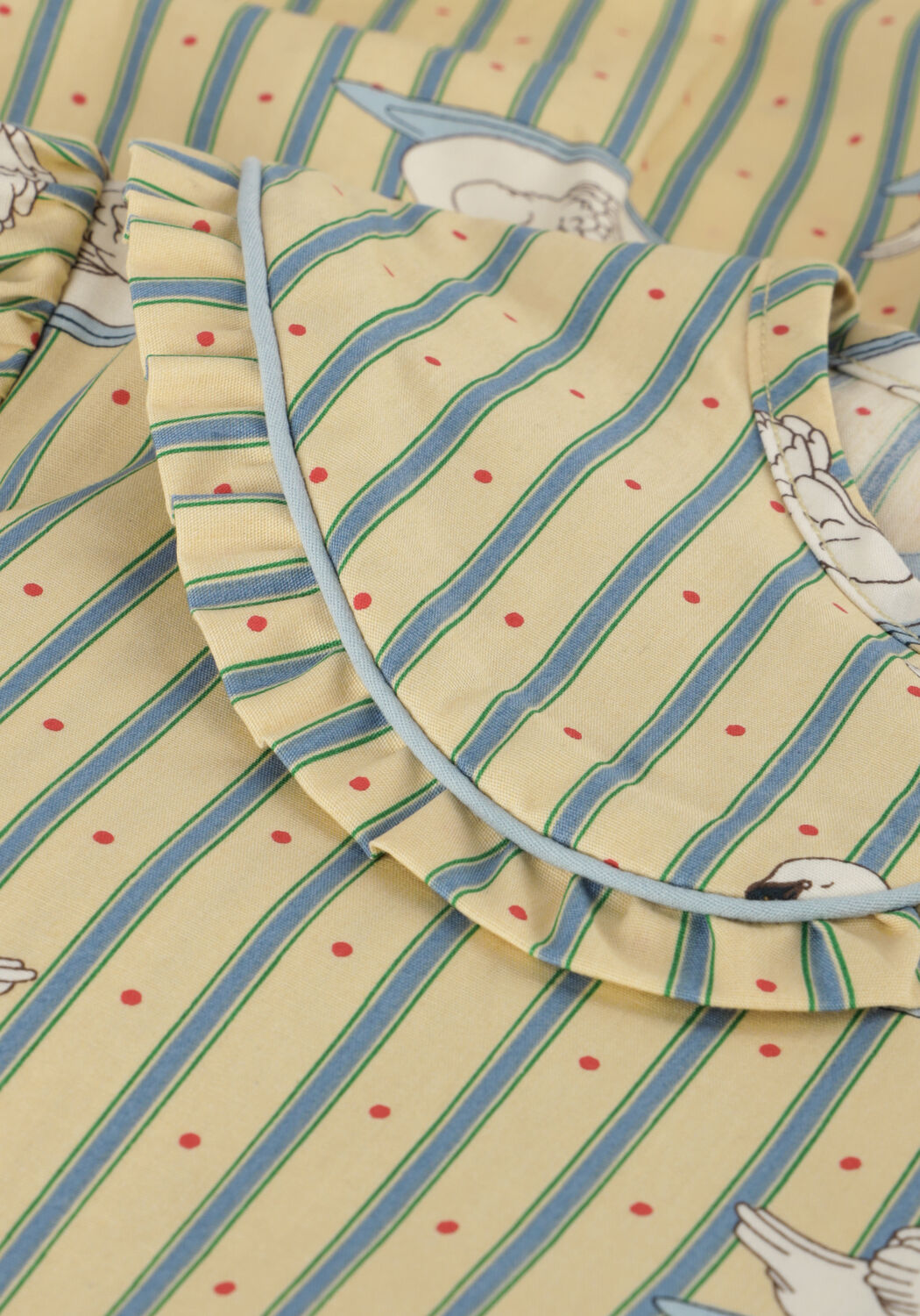 Donkerblauwe KONGES SLOJD Mini jurk TUTI DRESS - large