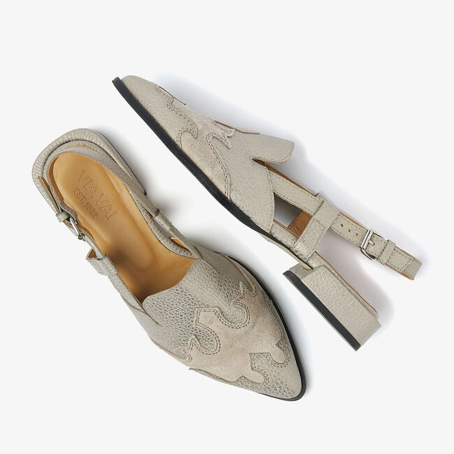 Grijze VIA VAI Slingbacks JAZZ VAIENNA - large