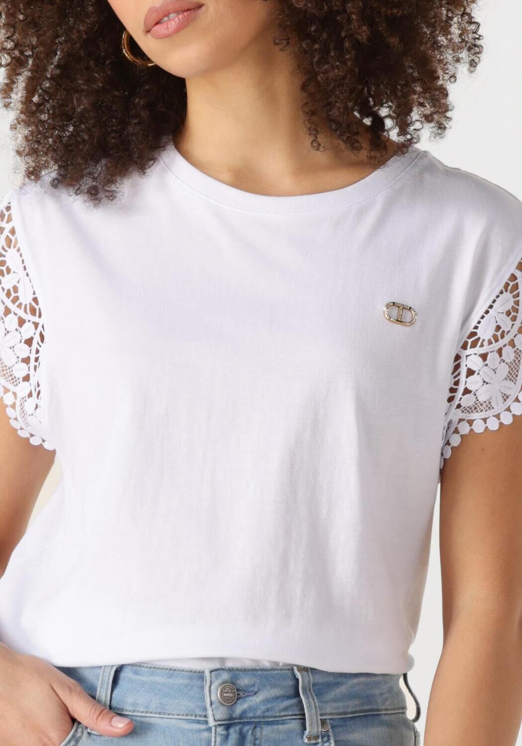 TWINSET MILANO Dames Tops & T-shirts 251tt2411 Wit