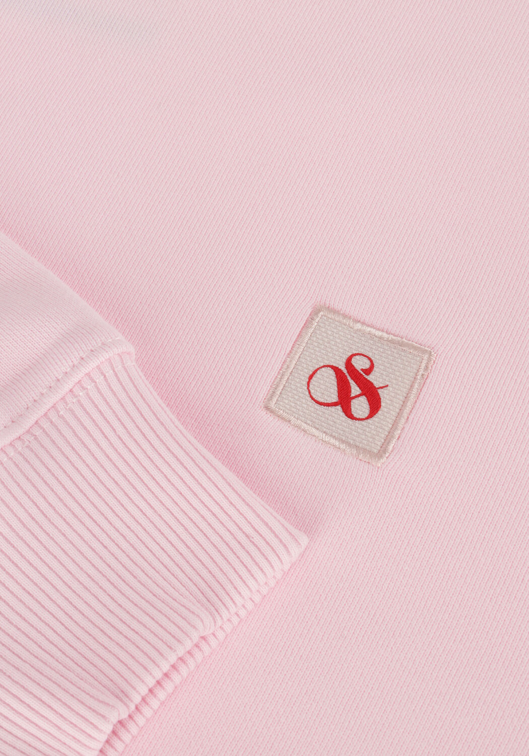 Roze SCOTCH & SODA Sweater SEASONAL ESSENTIALS - CLASSIC LOGO BADGE SWEATSHIRT - large