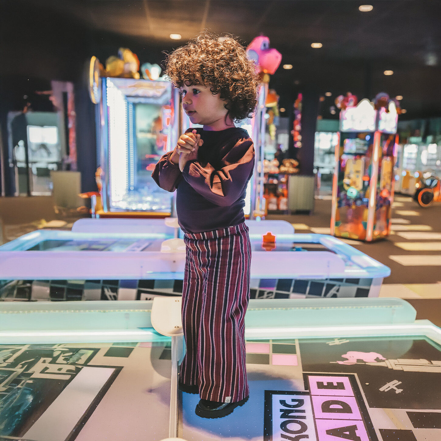 Multi YOUR WISHES Wijde broek WINNER STRIPES WIDE LEG PANTS - large